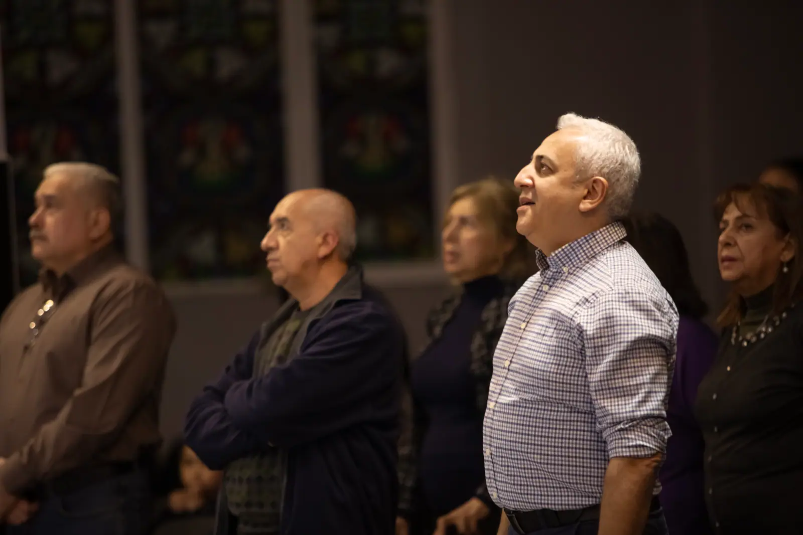 Church worship service